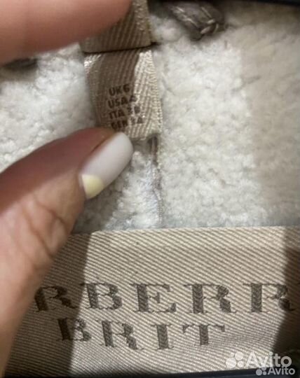 Burberry дубленка оригинал