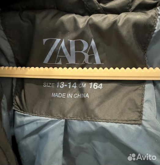 Пуховик Zara для девочки 13-14 лет