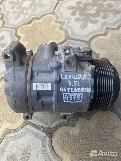 Компрессор кондиционера Lexus rx2 rx 2 rx350 4375