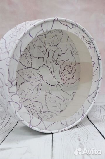 Коробка подарочная круглая