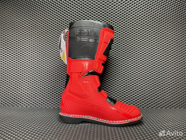 Кроссовые мотоботы Gaerne GX1 Goodyear black RED