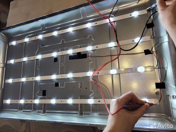 Ремонт телевизоров, замена подсветки LED