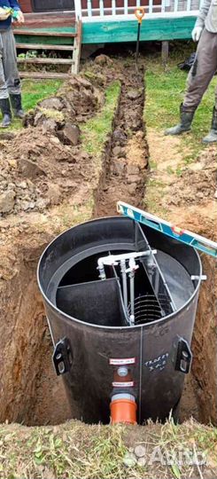 Септик под ключ. Монтаж за 1 день