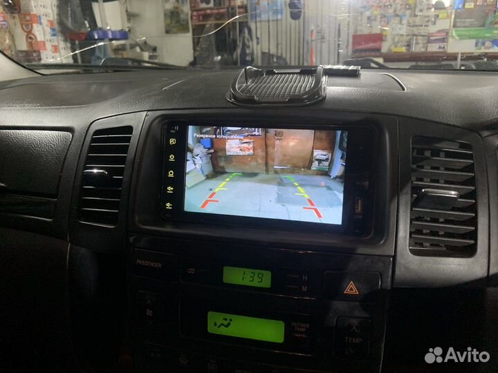 Магнитола Toyota 100x200 штатное место