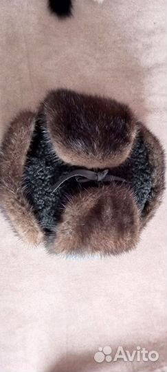 Норковая шапка мужская