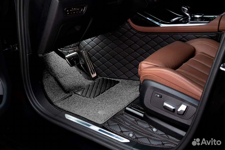 3D Коврики Range Rover Салон Багажник из Экокожи