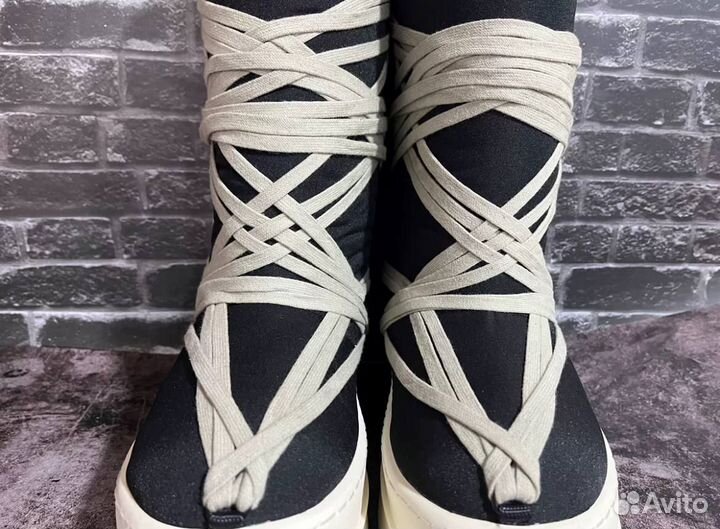 Ботинки зимние Rick Owens Moncler BIG rocks boots