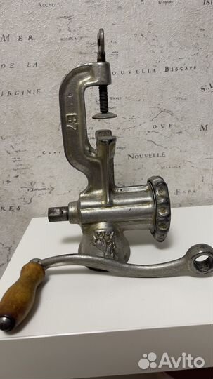 Мясорубка ручная СССР чугунная