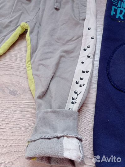 Штаны утеплённые для мальчика 2 штуки рост 116