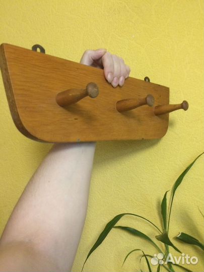 Вешалка настенная винтаж, 1965 г, СССР