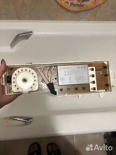 Панель управления стиральной машины samsung