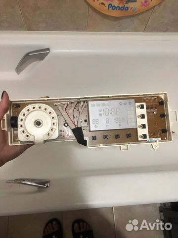 Панель управления стиральной машины samsung