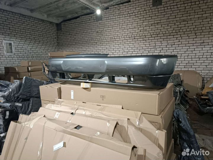 Бампер передний ваз 2110 2112 средний серо-зеленый