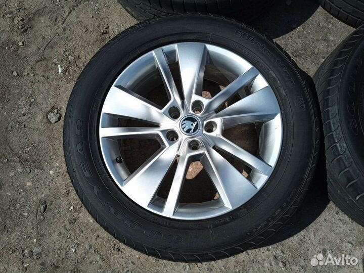 R18 Goodyear EfficientGrip 235/55, PCD 5x112 DIA 57.1