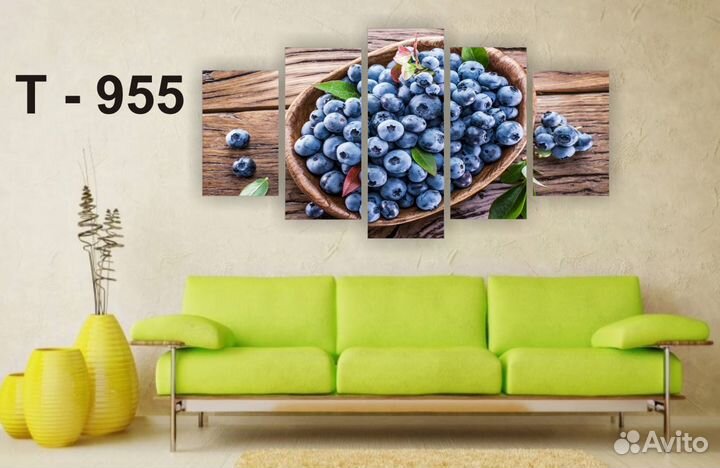 Модульные картины в наличии и под заказ