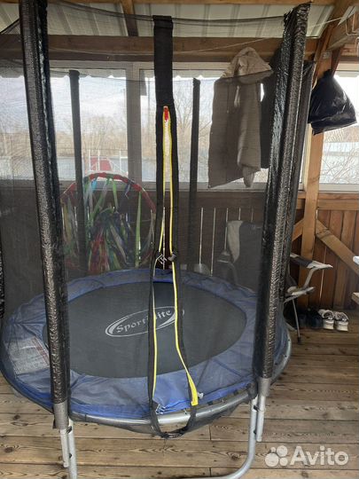 Детский батут с сеткой