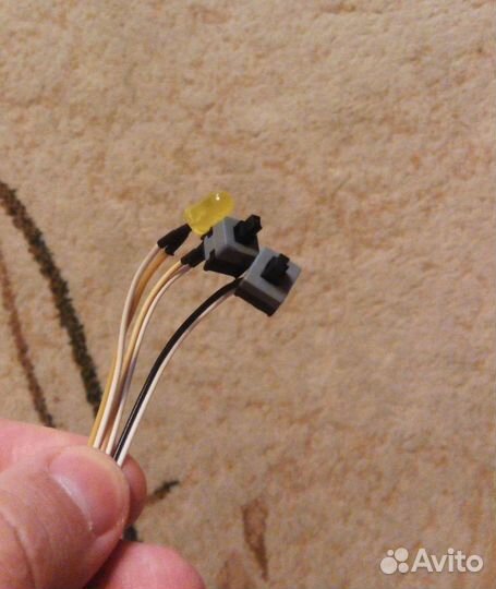 Кабели USB2.0, audio, reset/power/HDD LED, Molex