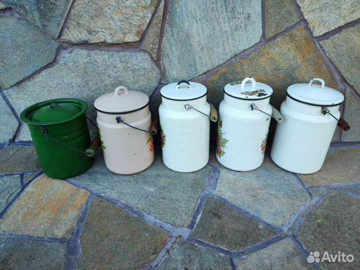 Бидоны эмалированные СССР