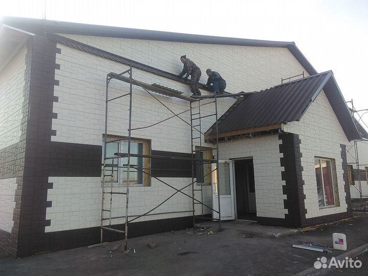 Строительные работы-крыши,обшивка сайдингом
