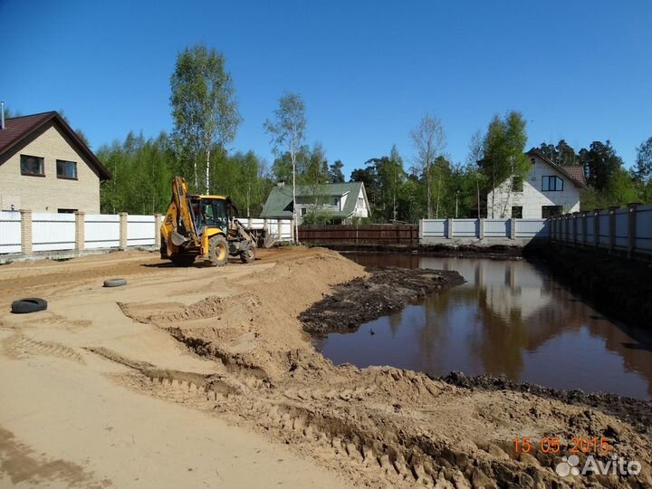 Поднятие участка посадка растений