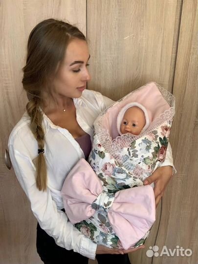 Конверт на выписку для девочки