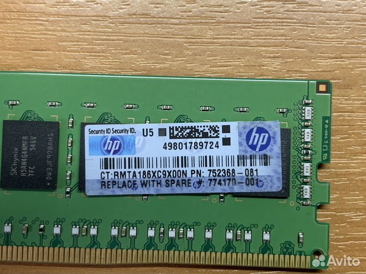 Серверная память 8GB DDR4 2133MHz ECC Reg Hynix