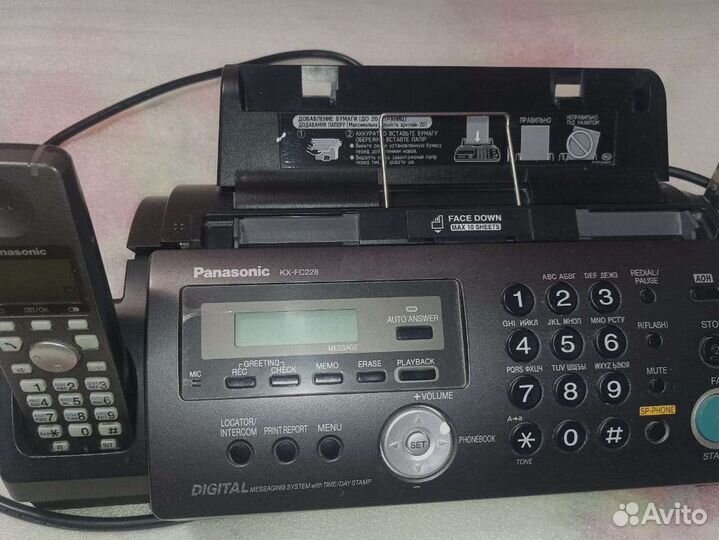 Факс-телефон panasonic
