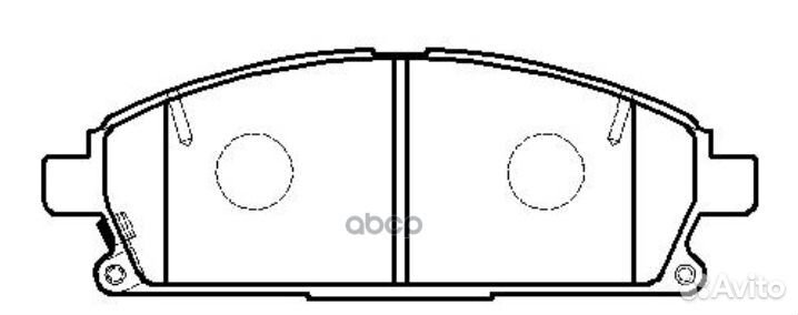 Колодки дисковые передние Nissan PatfinderX-Tr