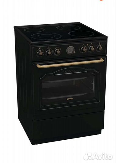 Электрическая плита Gorenje gecs6b70clb, черный