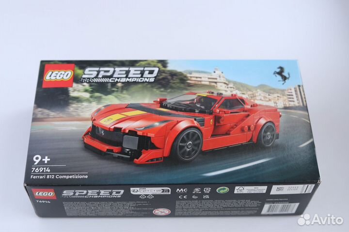 Новый Lego Speed 76914 Ferrari 812 Competizione