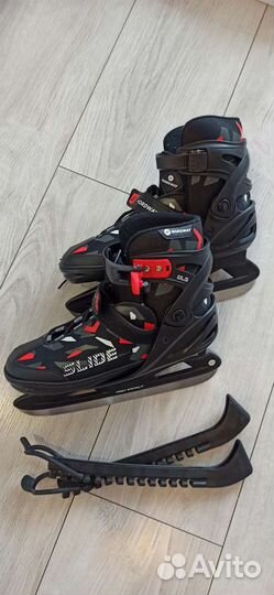 Коньки ледовые раздвижные