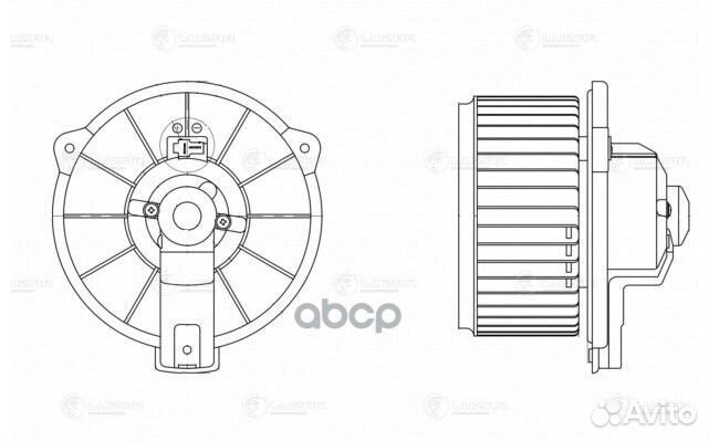 Э/вентилятор отоп. для а/м Toyota Corolla (E120