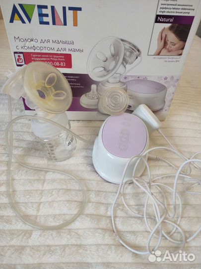 Молокоотсос avent электрический