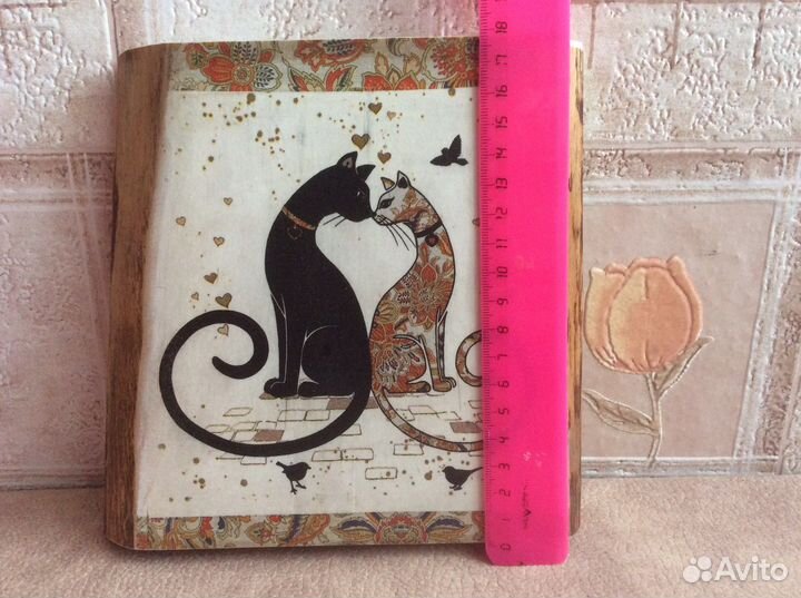 Доска сырная « парижские коты»