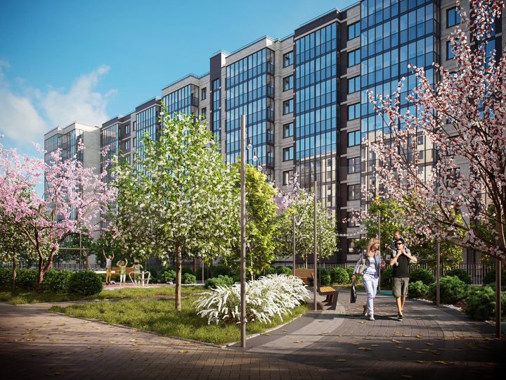 2-к. квартира, 60 м², 4/9 эт.