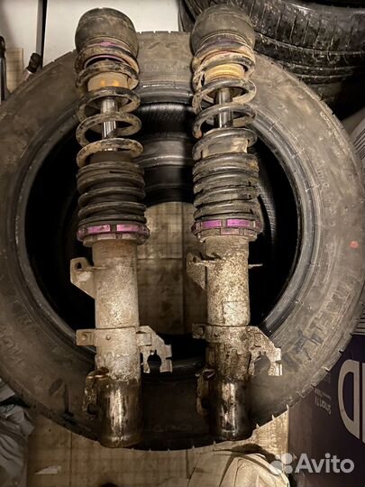 Винтовые стойки с задними пружинами на golf 4