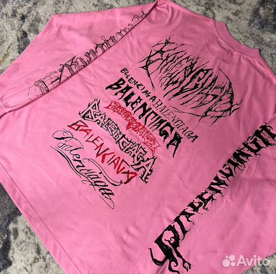 Лонгслив Balenciaga DIY Metal