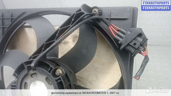 Вентилятор радиатора Skoda Roomster (5J), 2007 1.6 Бензин