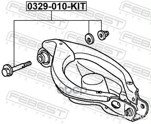 Болт С эксцентриком ремкомплект honda pilot YF4