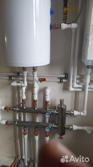 Монтаж отопление и водоснабжение