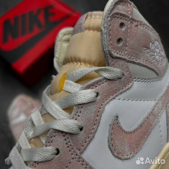 Кроссовки Air Jordan 1 High «washed pink»