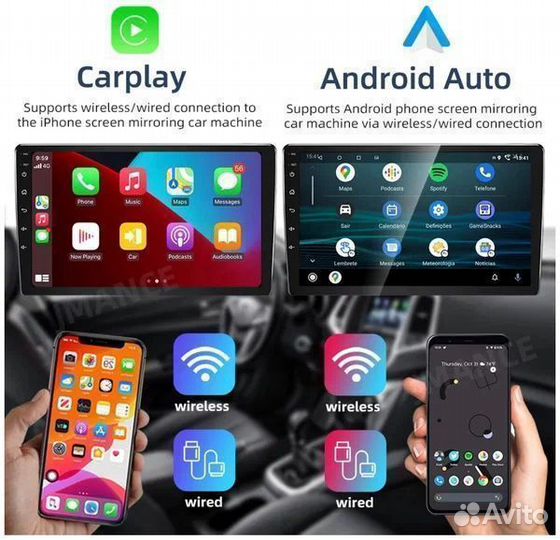 Магнитола BMW E81 E87 E82 E88 CarPlay Qled