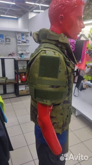 Бронежилет штурмовой+комплет бронеплит бр5 Мох
