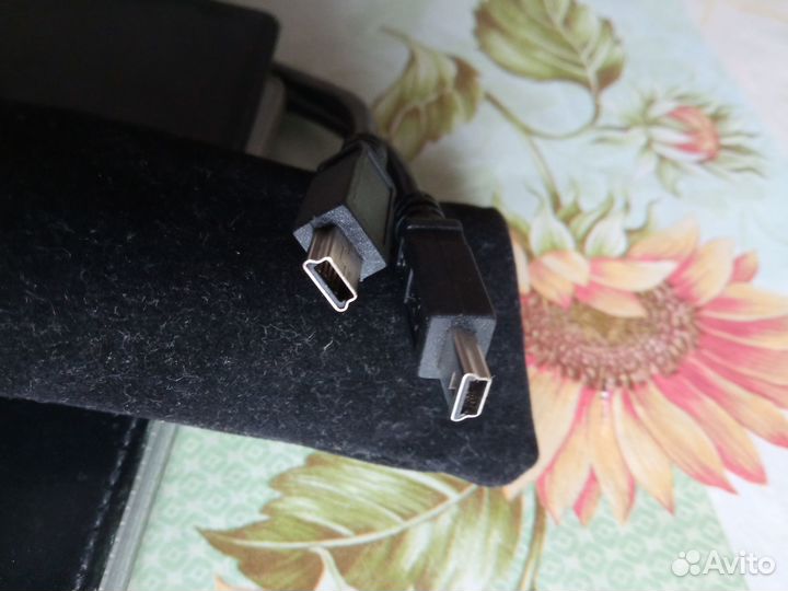 Кабель переходник mini usb (мама-папа)