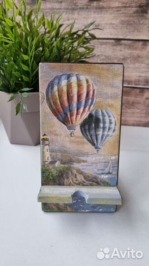 Подставка для телефона из дерева