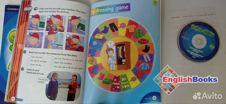 Super minds 1, комплект новые в плёнке