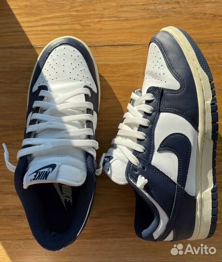 Nike Dunk Low midnight navy and white