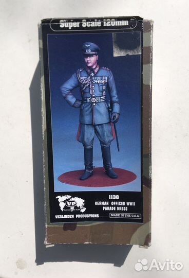 Фигурка модель Verlinden 1/16 солдатик генерал