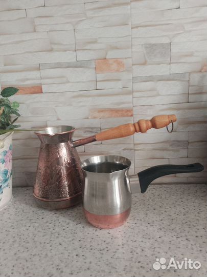 Турка медная 650 мл