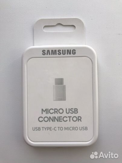 Переходник с micro usb на type-c. Samsung